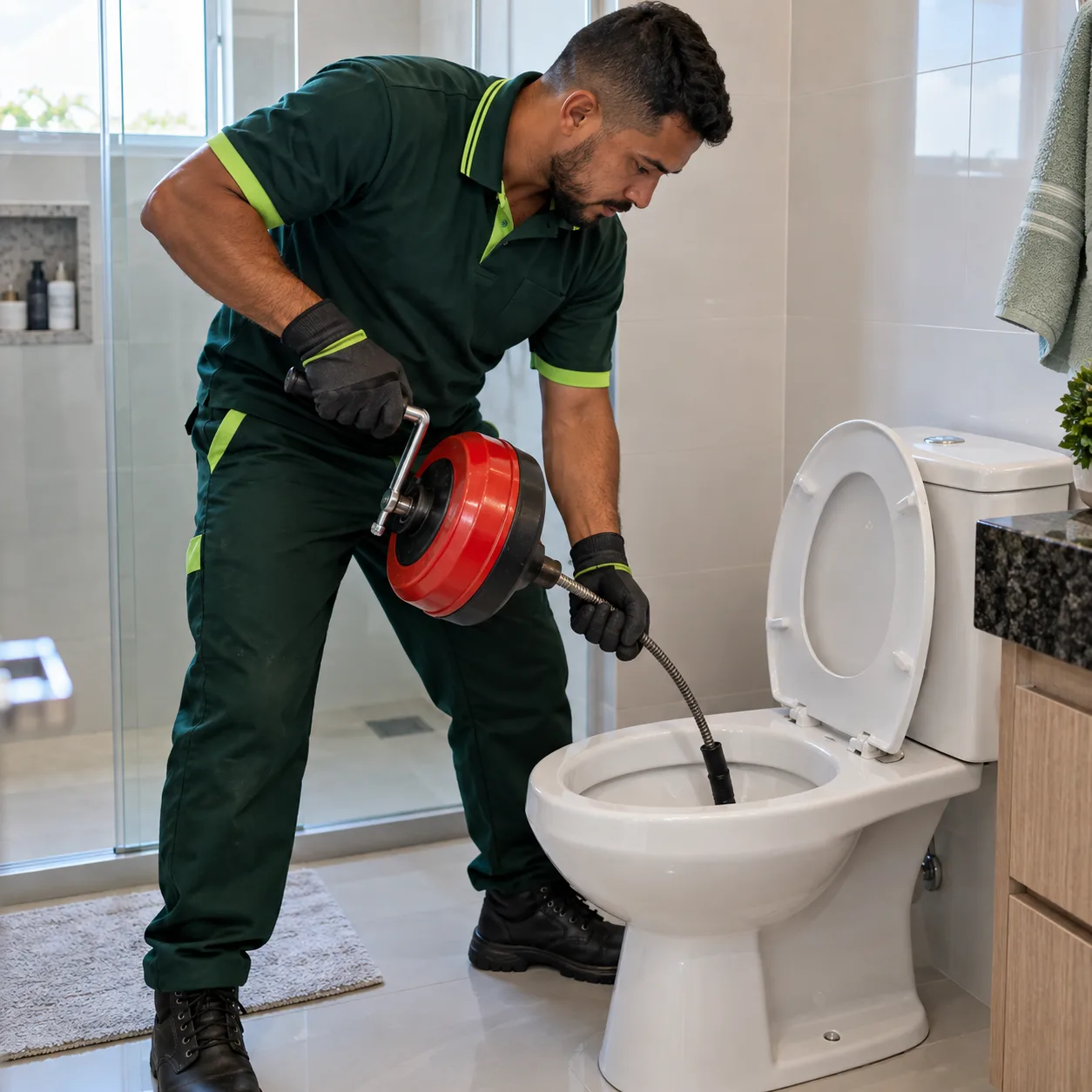 Desentupimento de vaso sanitário